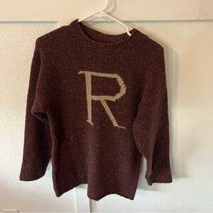 Harry Potter Wizarding World Unisex Medium Ron Weasley Wool Scotland Sweater